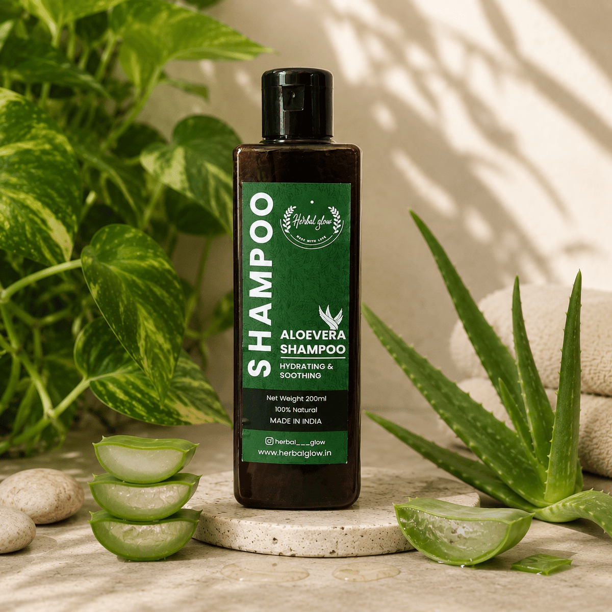 Alovera Shampoo - Herbtheroryorganics