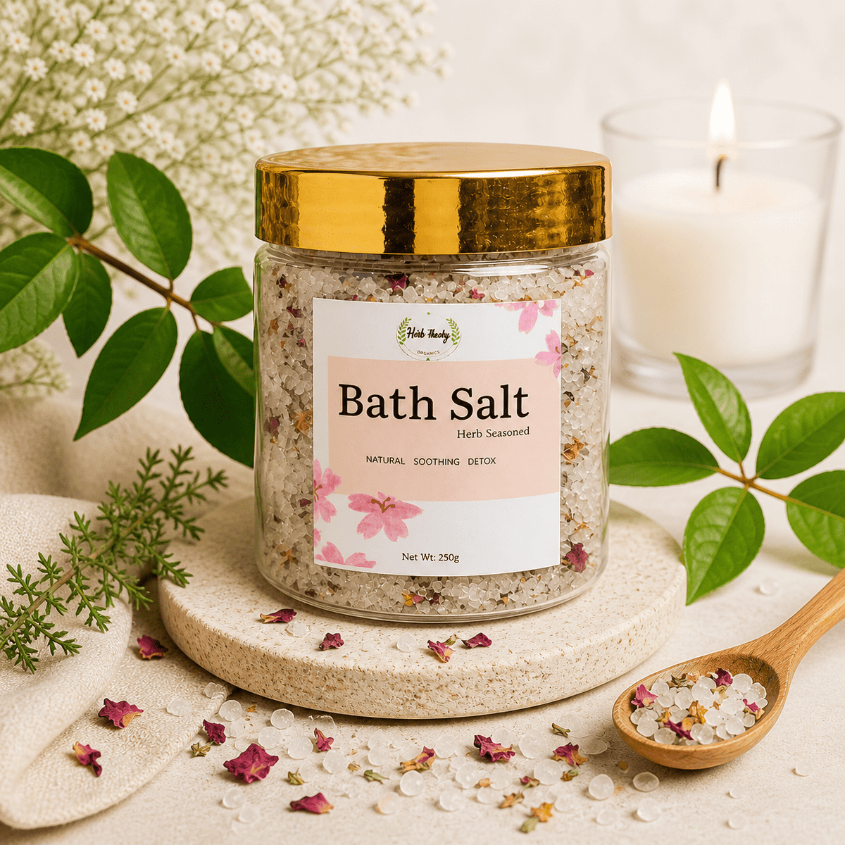 Herbal Bath Salt - Herbtheroryorganics