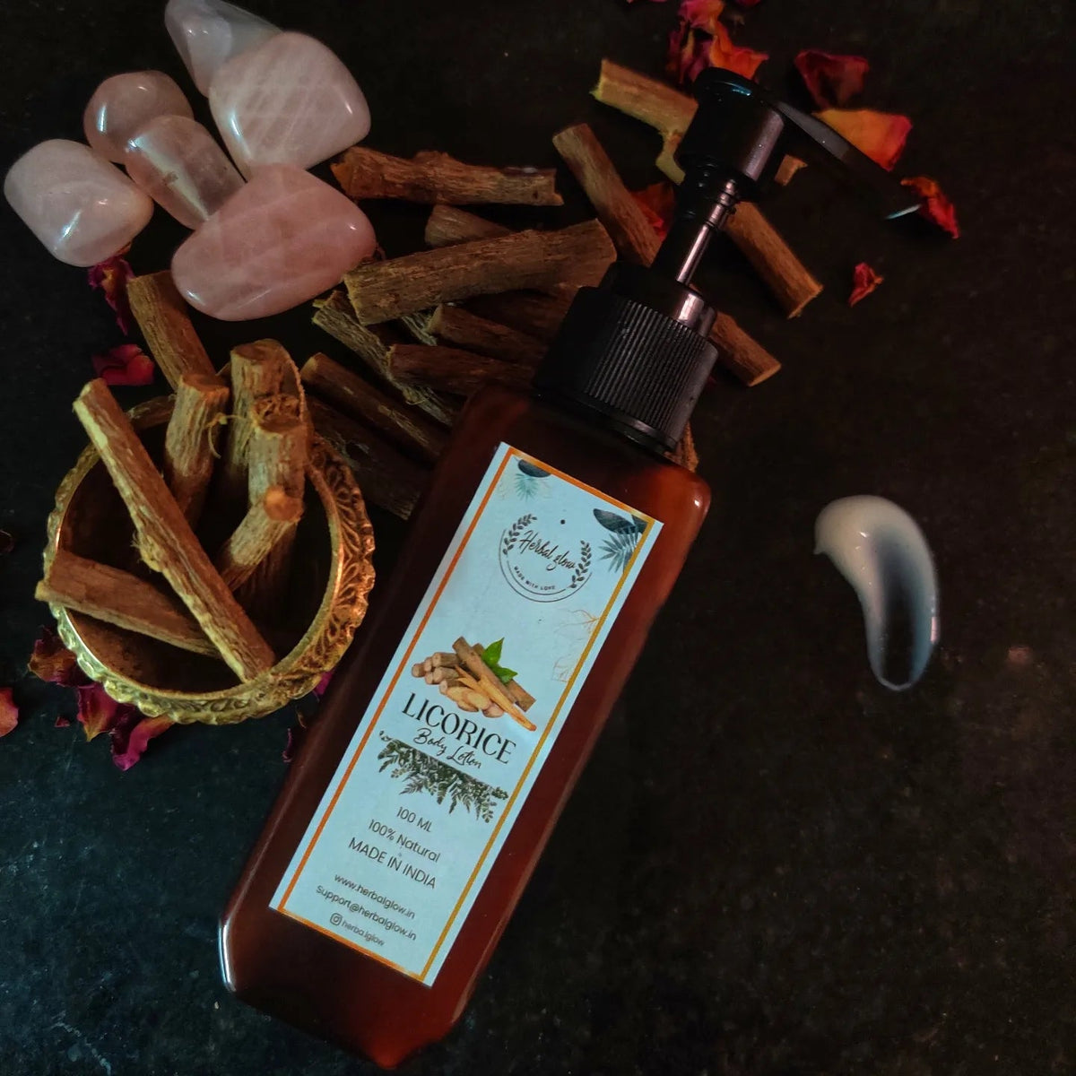 Licorice Brightening Body Lotion - Herbtheroryorganics