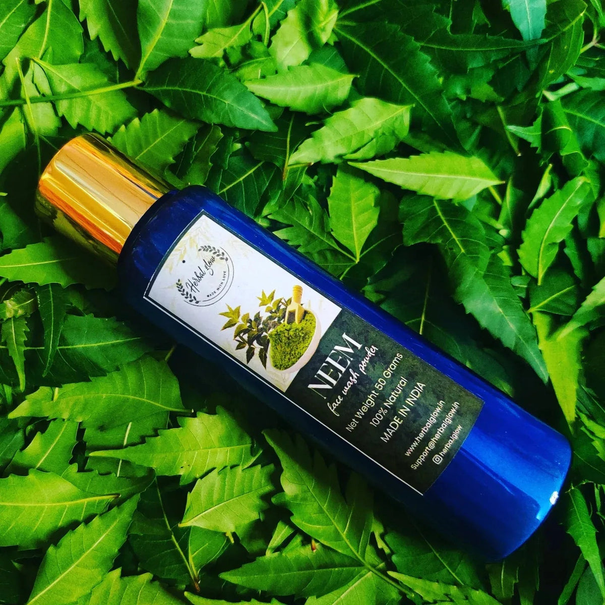 Neem Face Wash Powder - Herbtheroryorganics